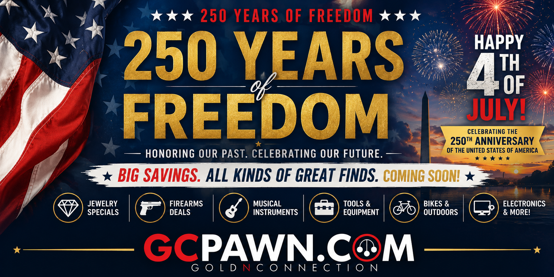 July 4th Upcoming Sale