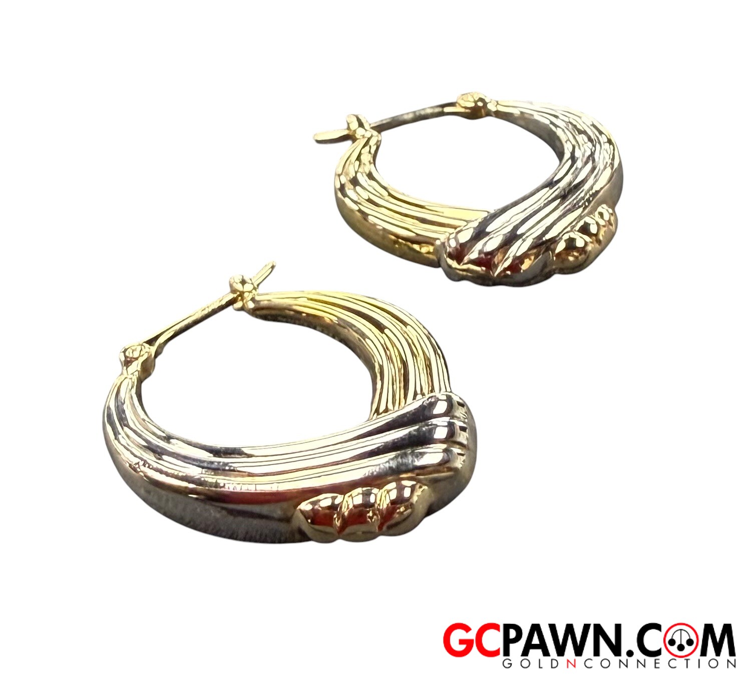 Women's Earrings 14kt Yellow and White Gold 