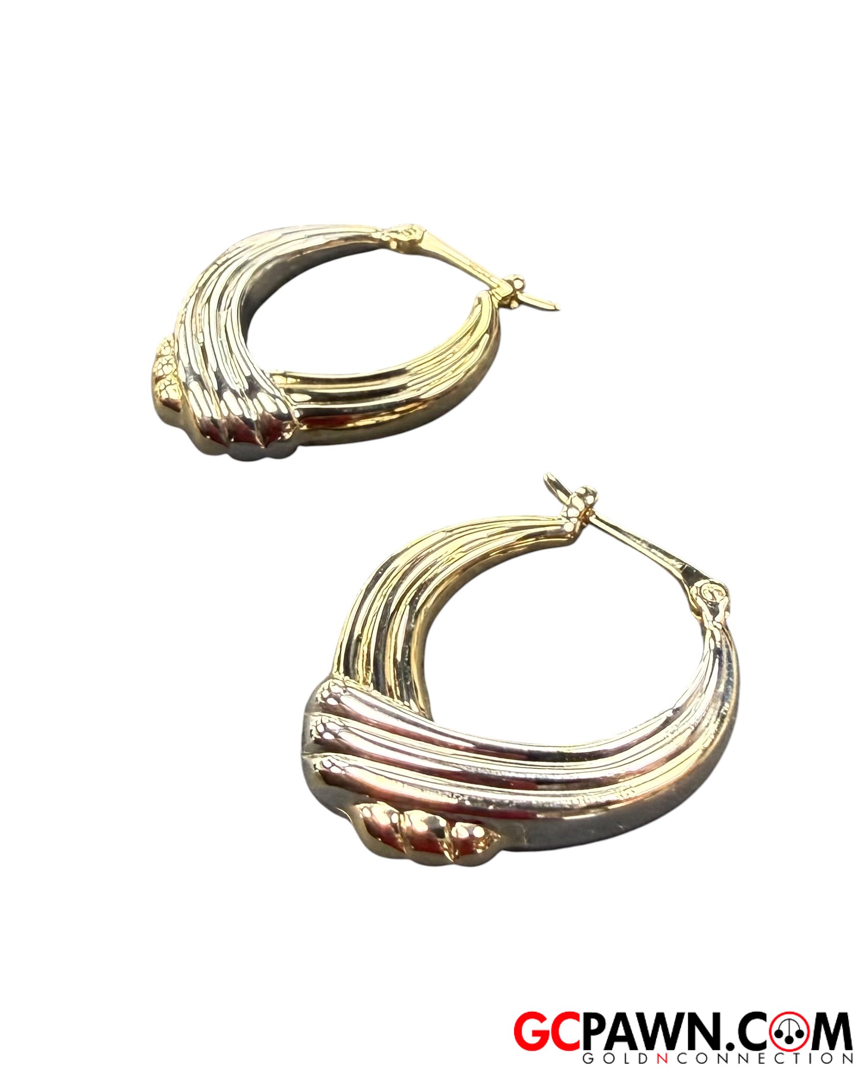 Women's Earrings 14kt Yellow and White Gold 