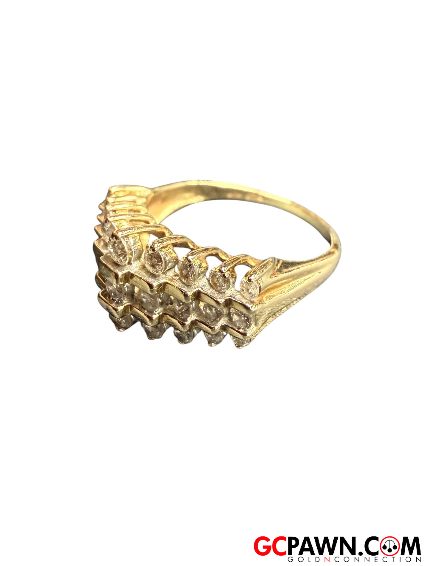 Women's Fashion Ring 10kt Yellow Gold 