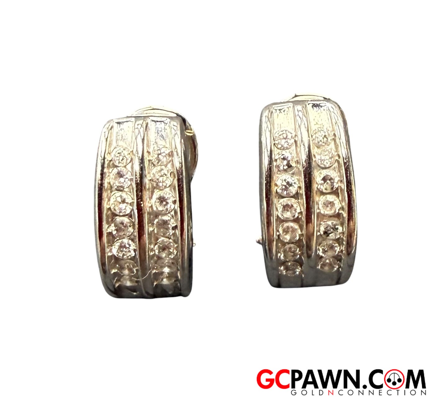 Women's Earrings 14kt White Gold 