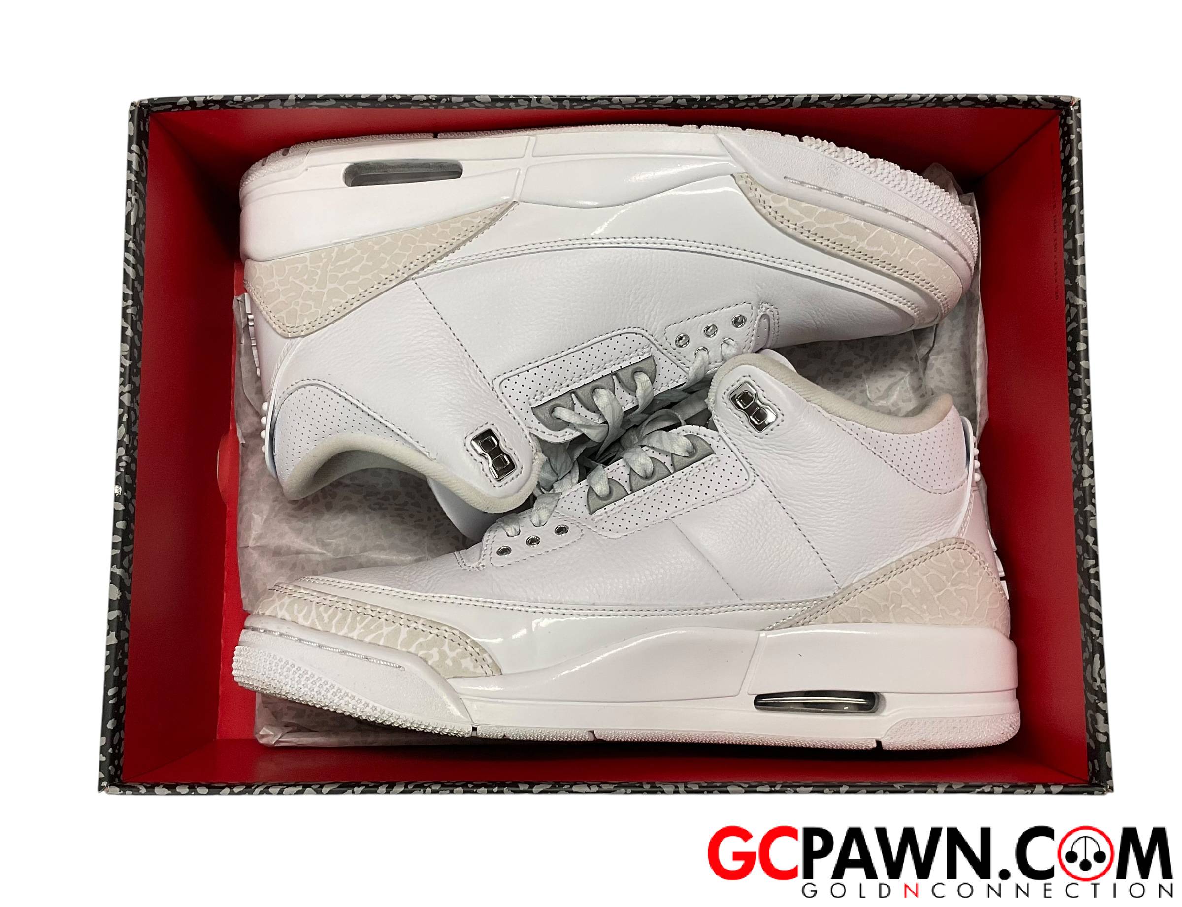 View product details for Nike - Shoes - Jordan 3 Retro Pure Money