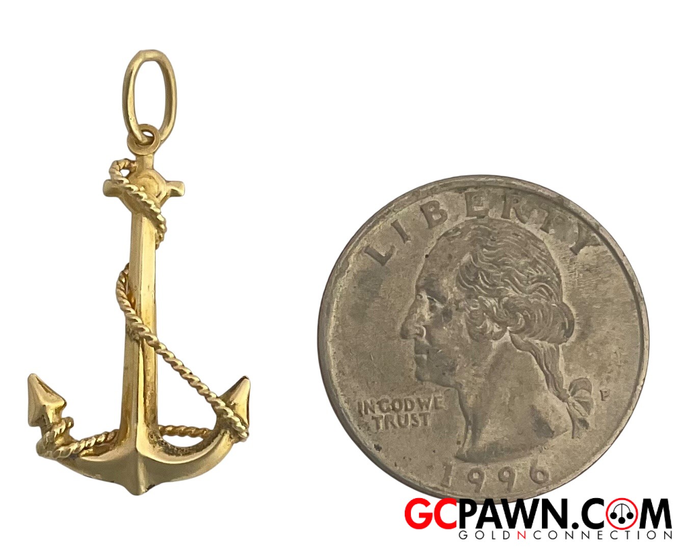 Unisex Charm 14kt Yellow Gold 