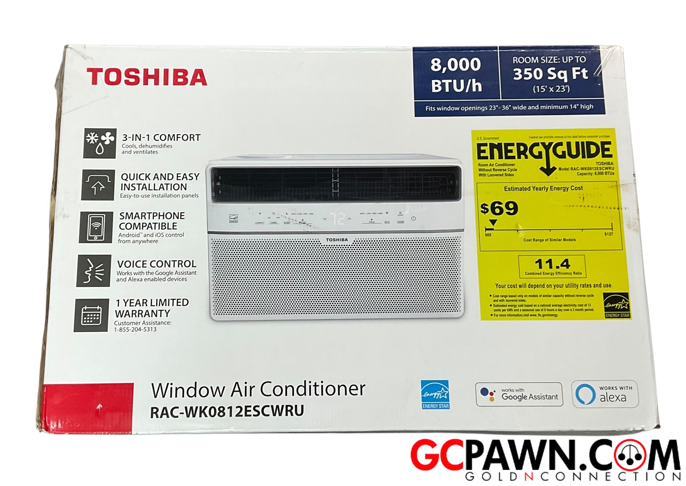 Toshiba - rac-wk0812eswru
