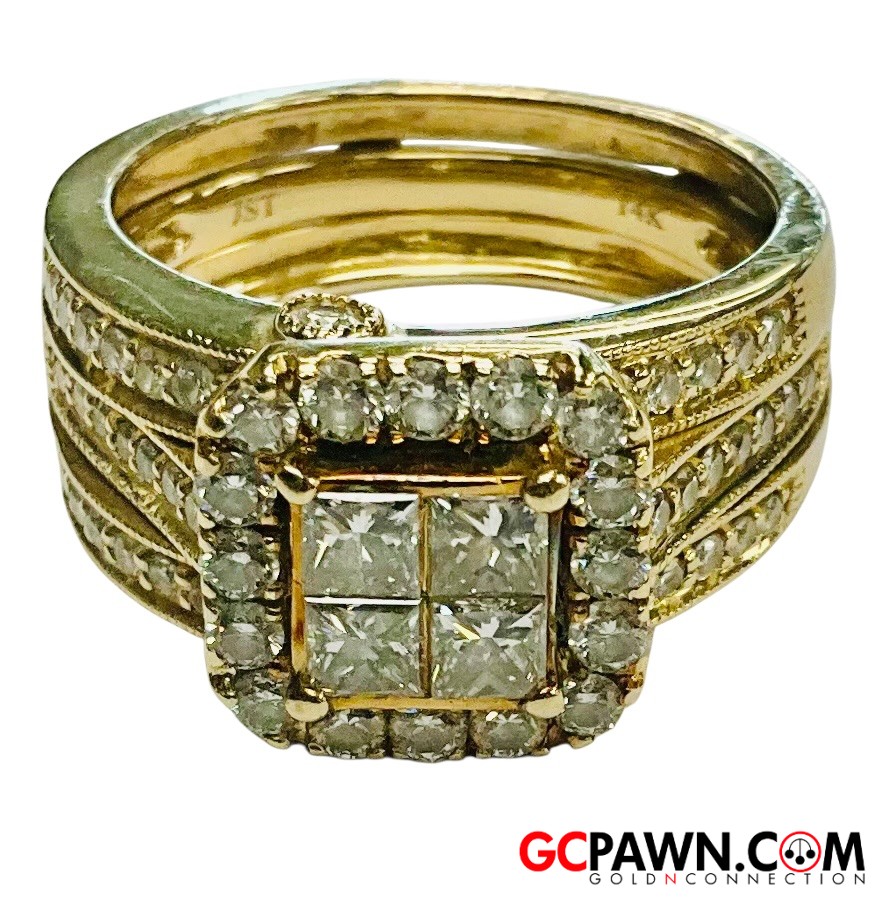 View product details for Unisex Wedding set 14kt Yellow Gold 
