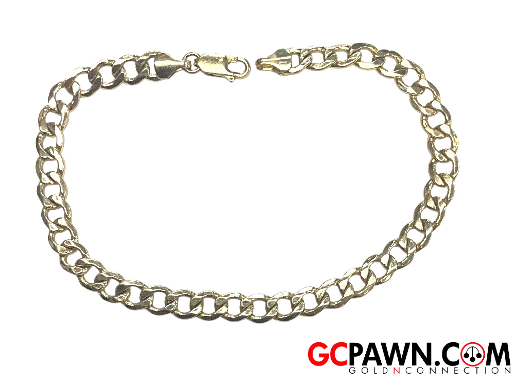 View product details for Unisex Bracelet 10kt Yellow Gold 