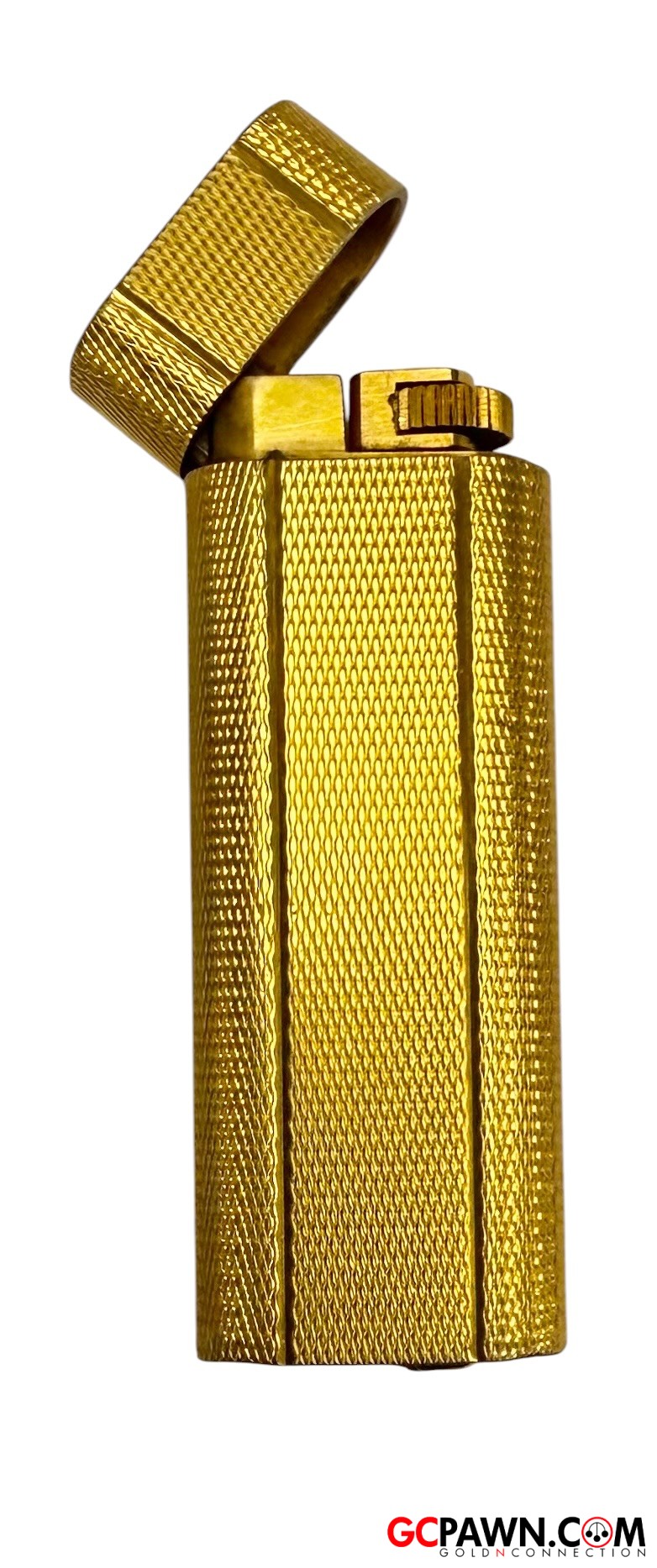 View product details for Cartier - Lighters - Gold Tone Butane Ligher