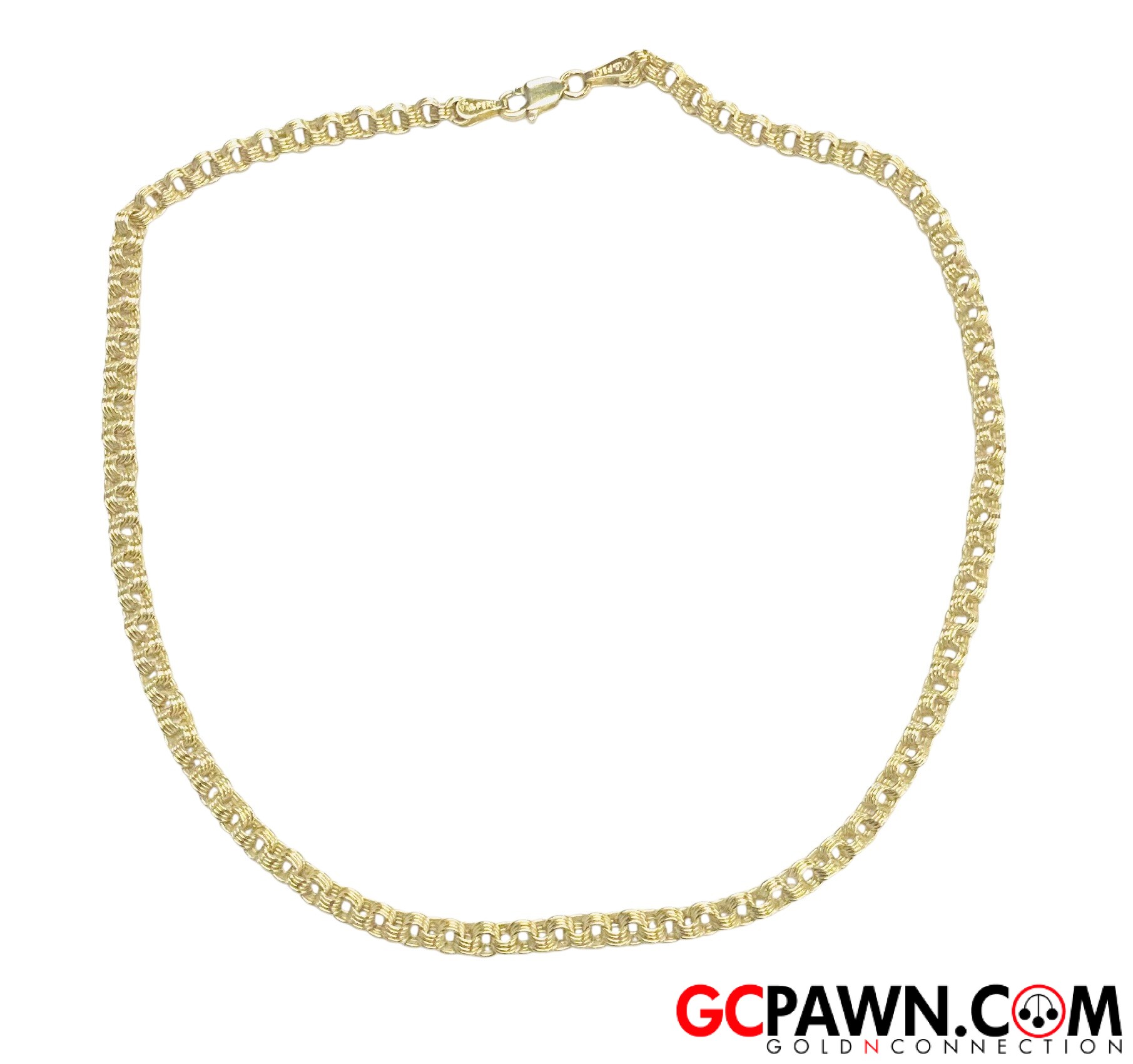 View product details for Women's Anklet 14kt Yellow Gold 