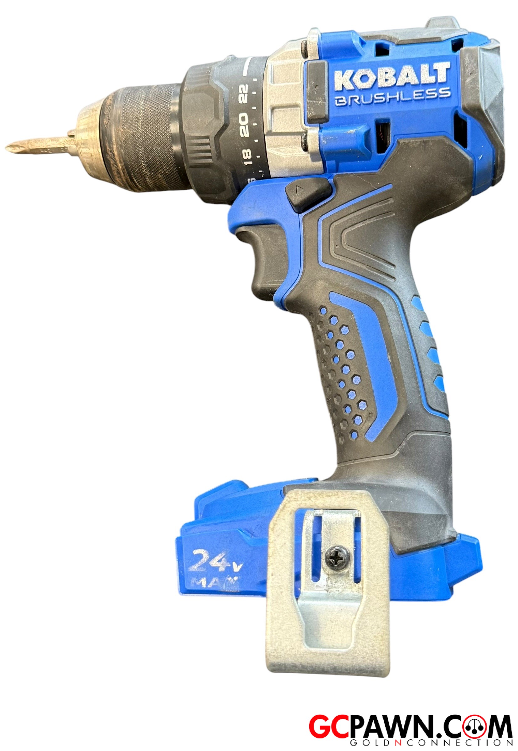 View product details for Kobalt - Cordless hand tools - 524B-03 - Kobalt KDD124B-03 24v Cordless Drill /Battery