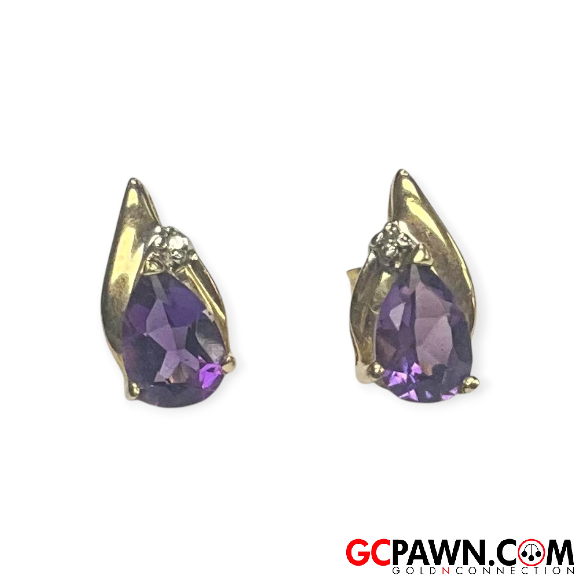 View product details for Unisex Earrings 10kt Yellow Gold 