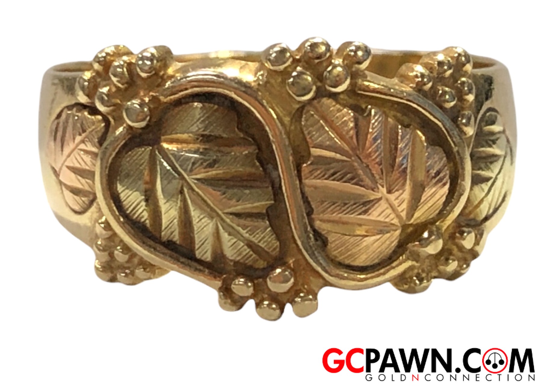 Women's Fashion Ring 10kt Yellow and Rose Gold 
