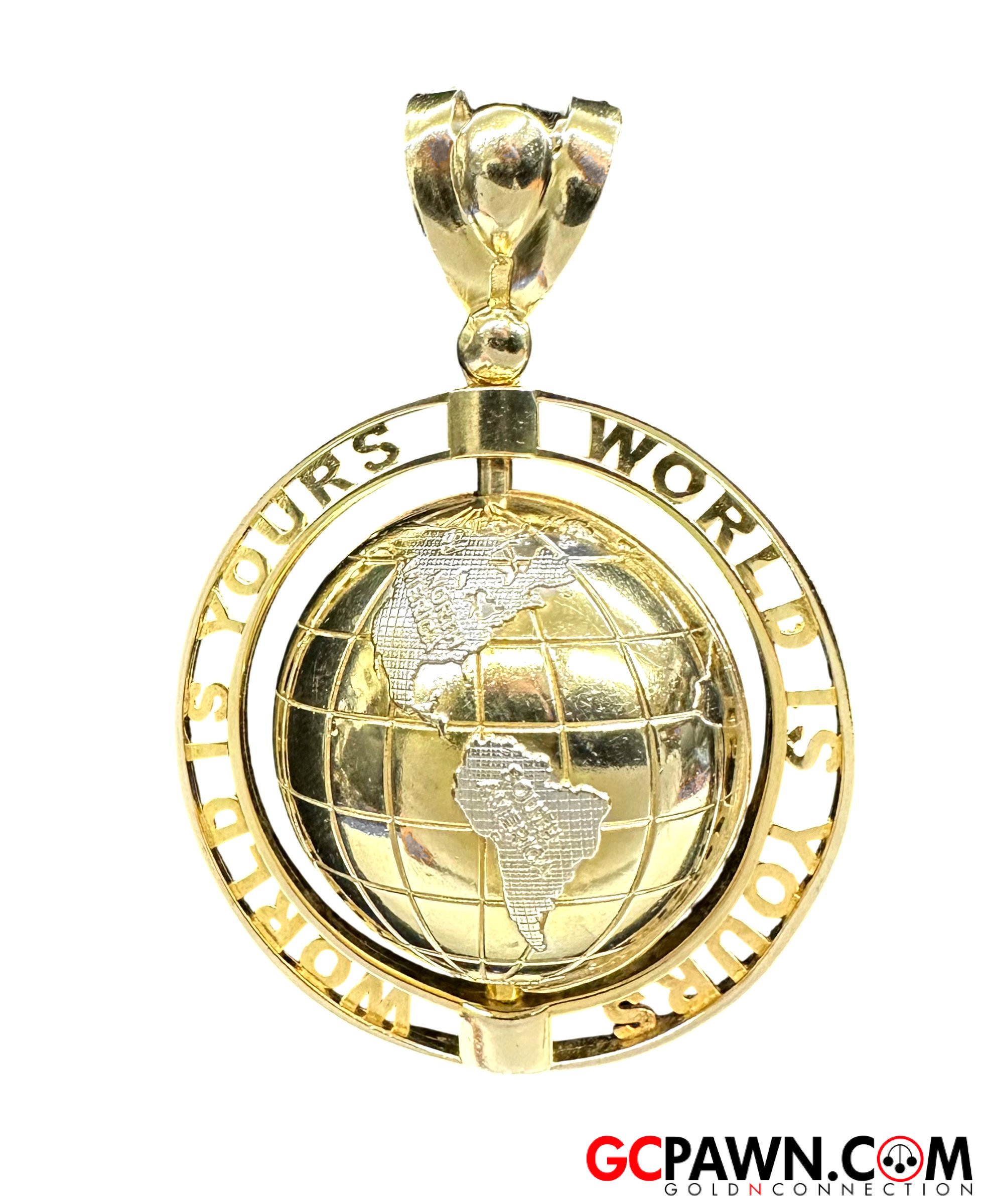 View product details for Unisex Charm 10kt Yellow and White Gold 