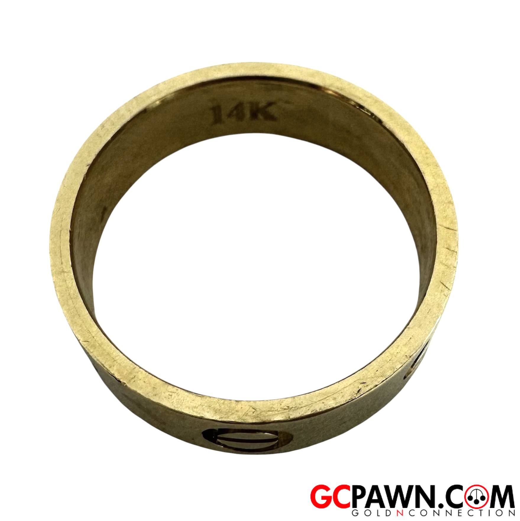 Unisex Fashion Ring 14kt Yellow Gold 