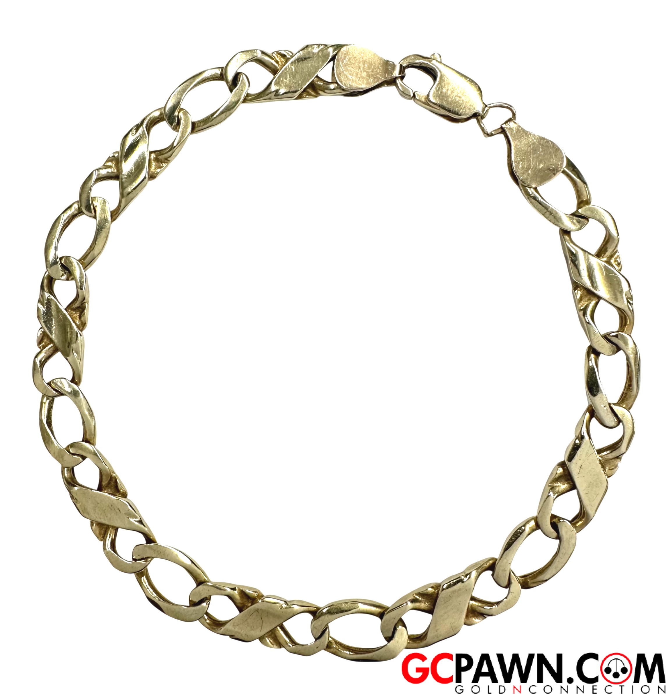 View product details for Unisex Bracelet 14kt Yellow Gold 