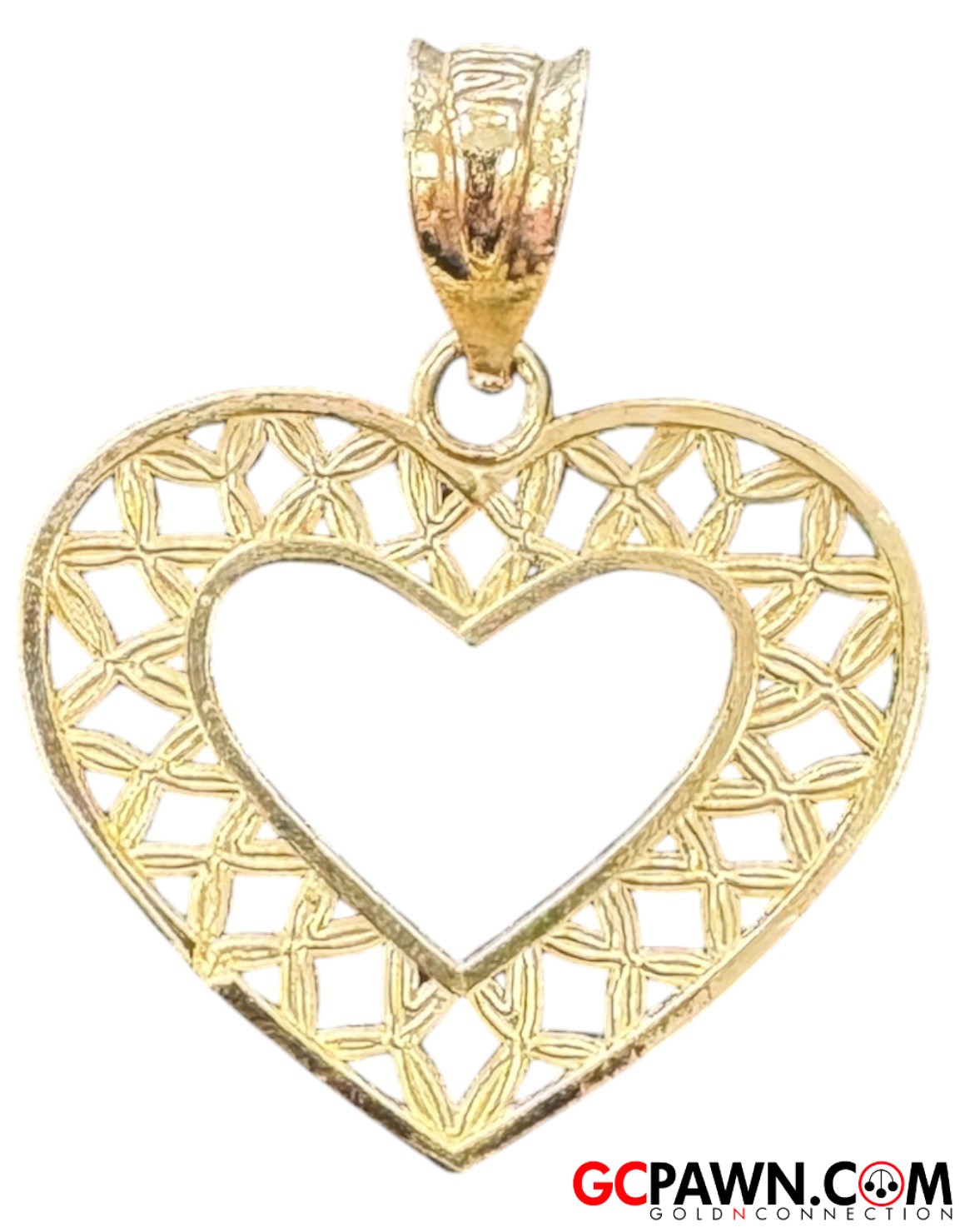 Women's Charm 10kt Yellow and White Gold 