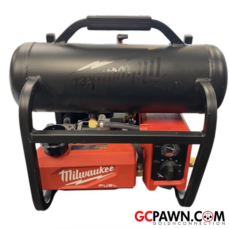 View product details for Milwaukee - Cordless hand tools - 2840-20 - 2 Gallon Compact Quiet Air Compressor