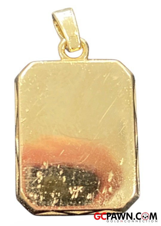Unisex Pendant 14kt Yellow Gold 
