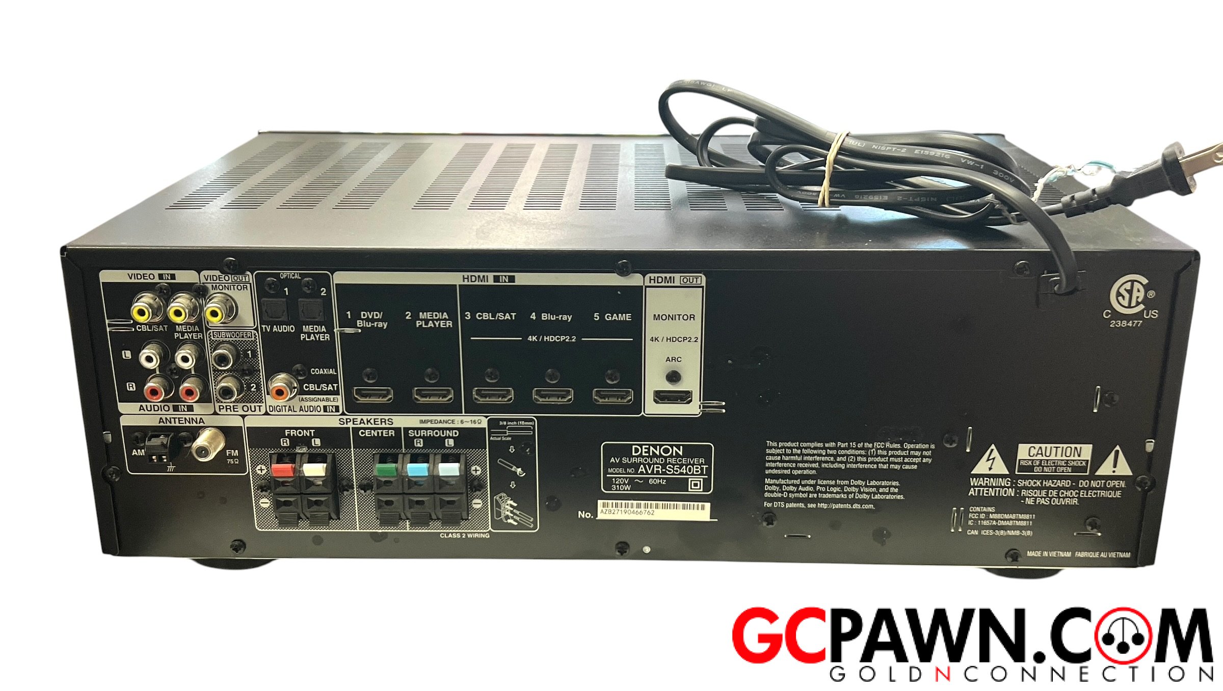 Denon - AVR-S540BT