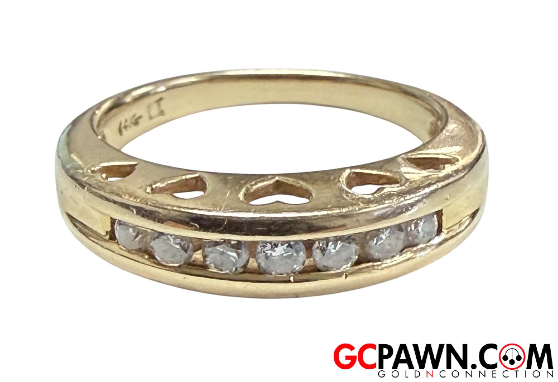 View product details for Women's Wedding band 14kt Yellow Gold 