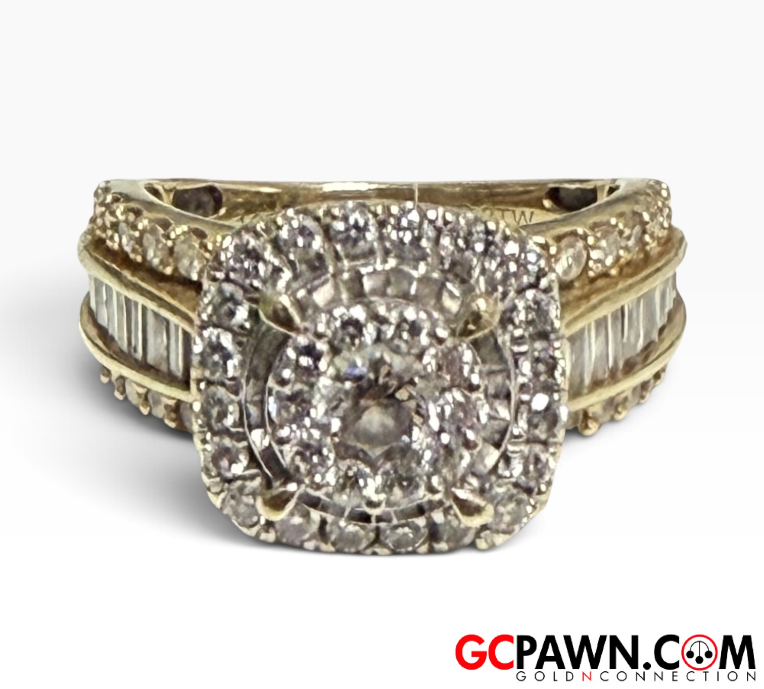 View product details for Women's Fashion Ring 10kt Yellow and White Gold 