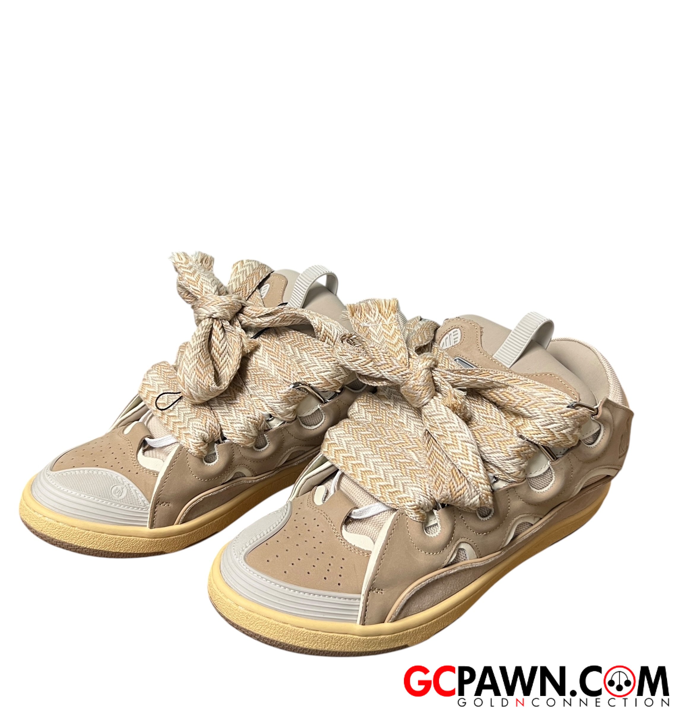 Lanvin - Lanvin Curb Light Sneakers Ecru