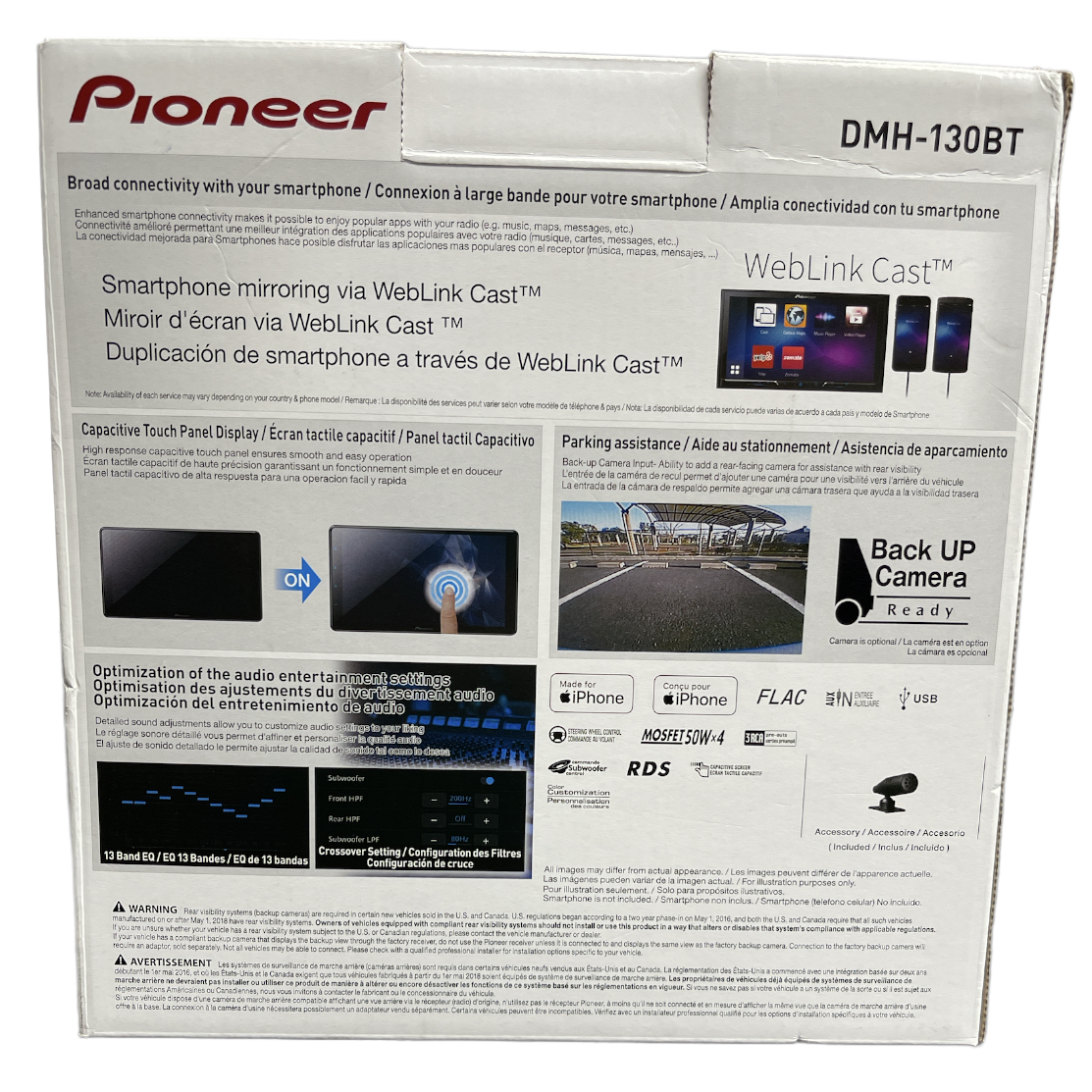 Pioneer Receiver DMH130BT