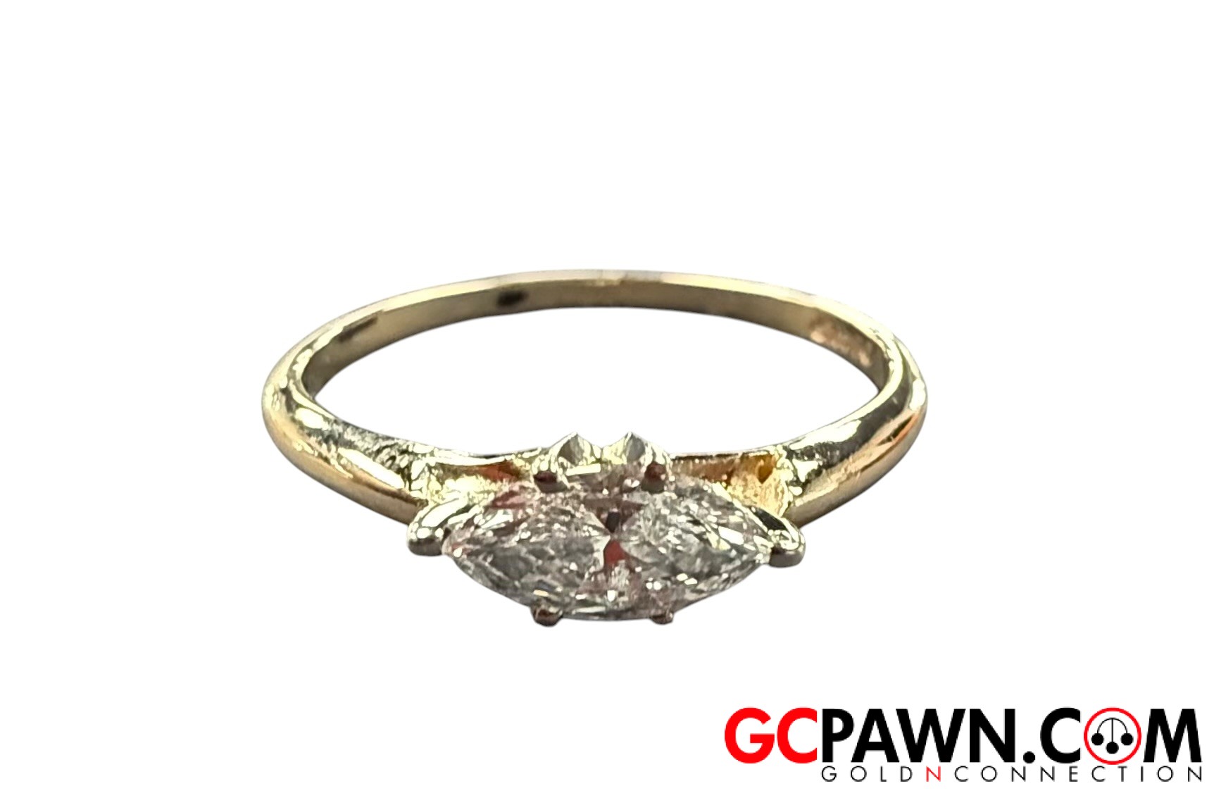 View product details for Women's Solitaire ring 14kt Yellow Gold 
