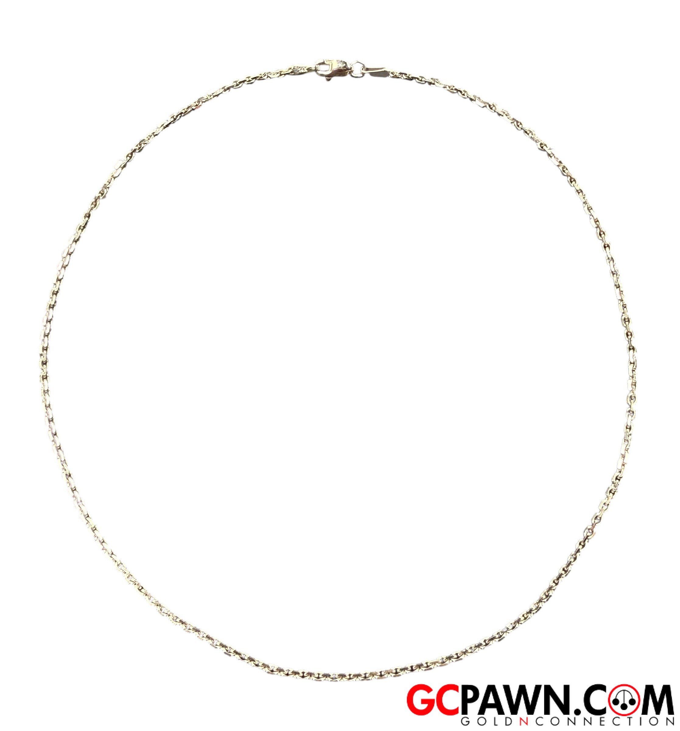 View product details for Unisex Chain 14kt White Gold 