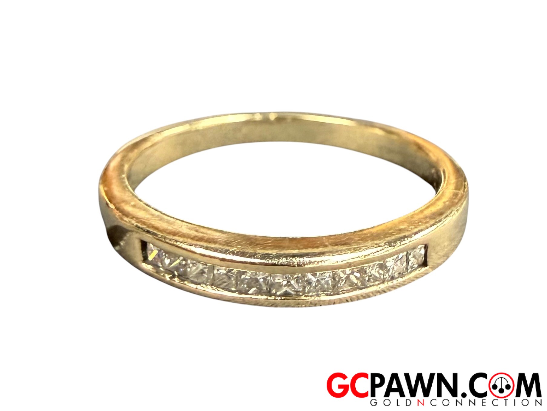 View product details for Men's Wedding band 10kt Yellow Gold 