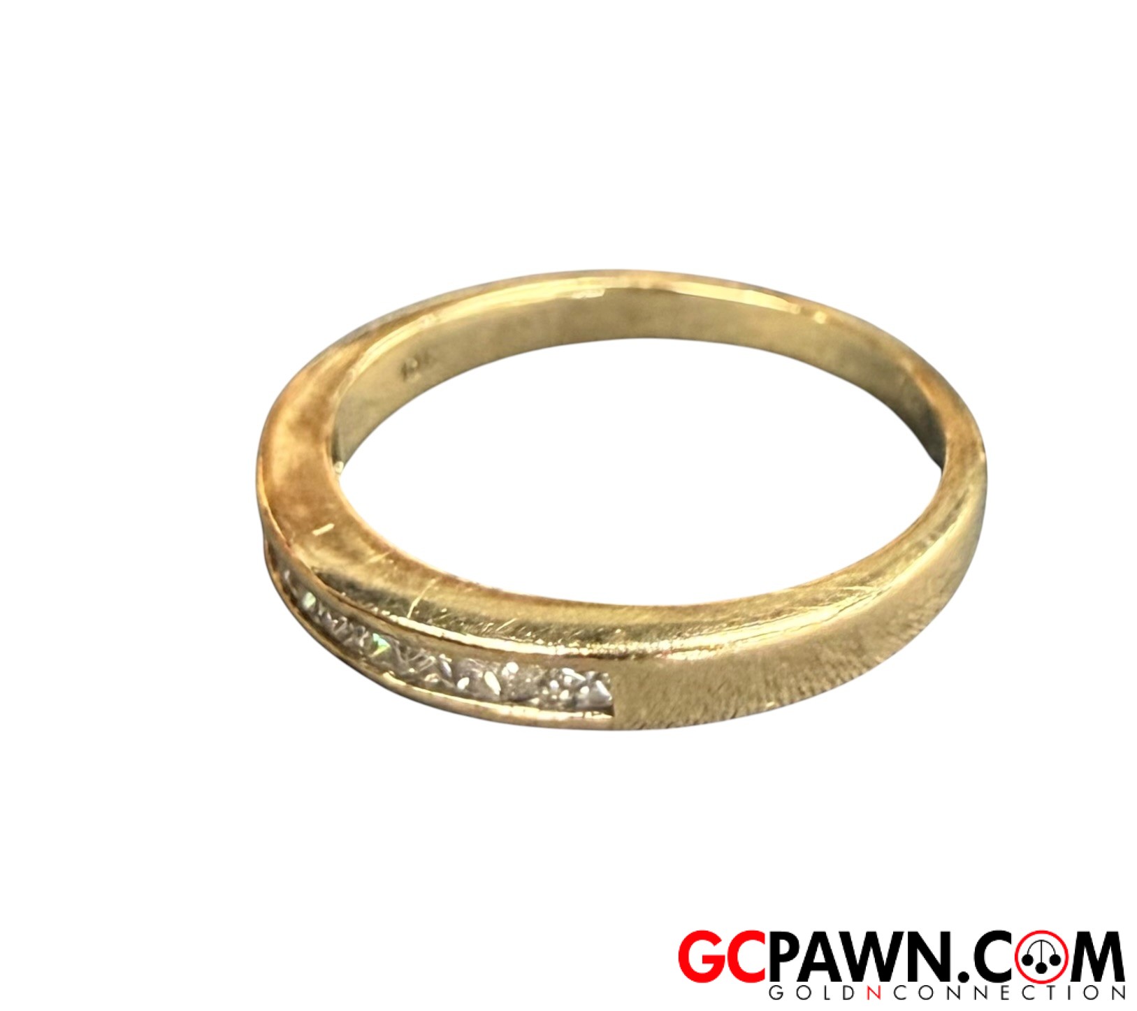 Men's Wedding band 10kt Yellow Gold 