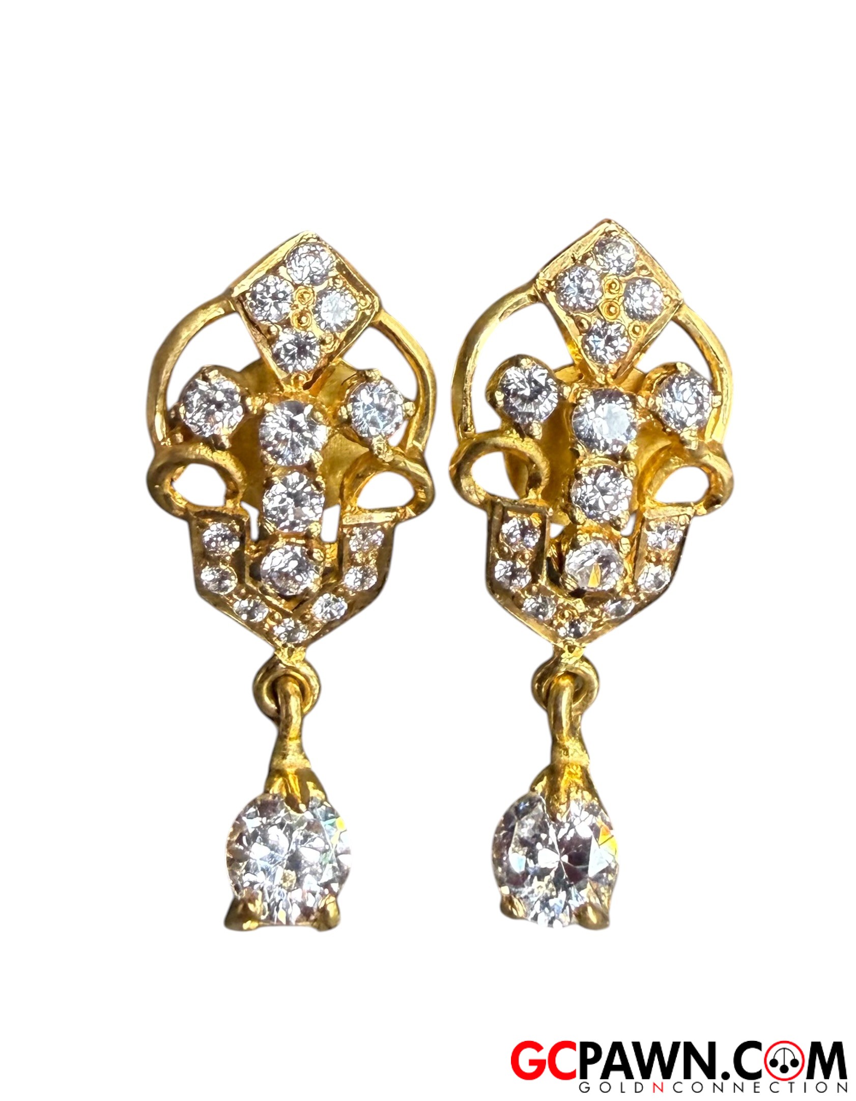View product details for Women's Earrings 22kt Yellow Gold 