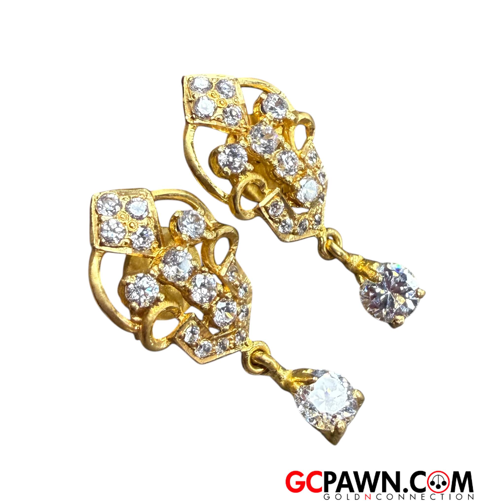 Women's Earrings 22kt Yellow Gold 