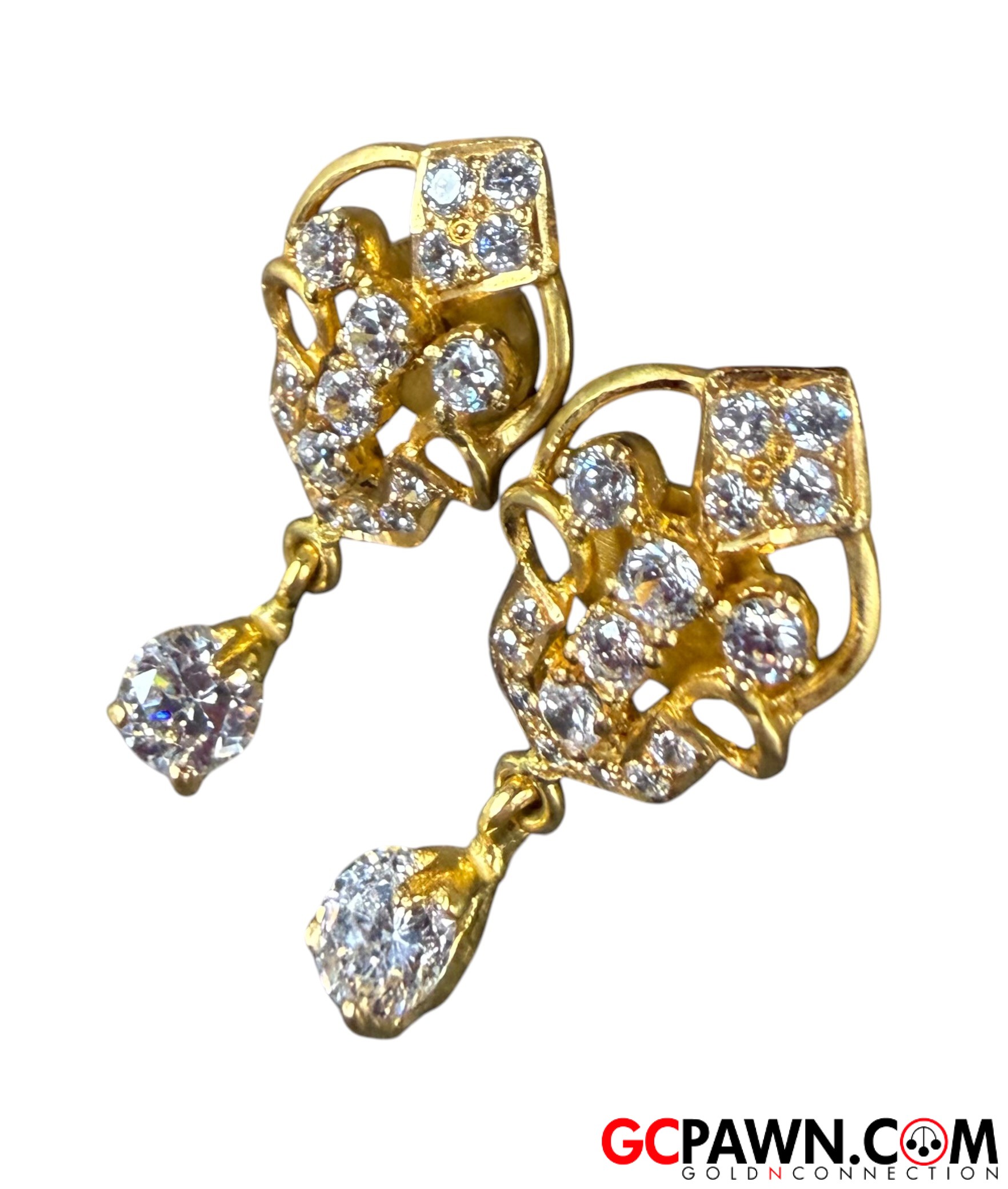 Women's Earrings 22kt Yellow Gold 