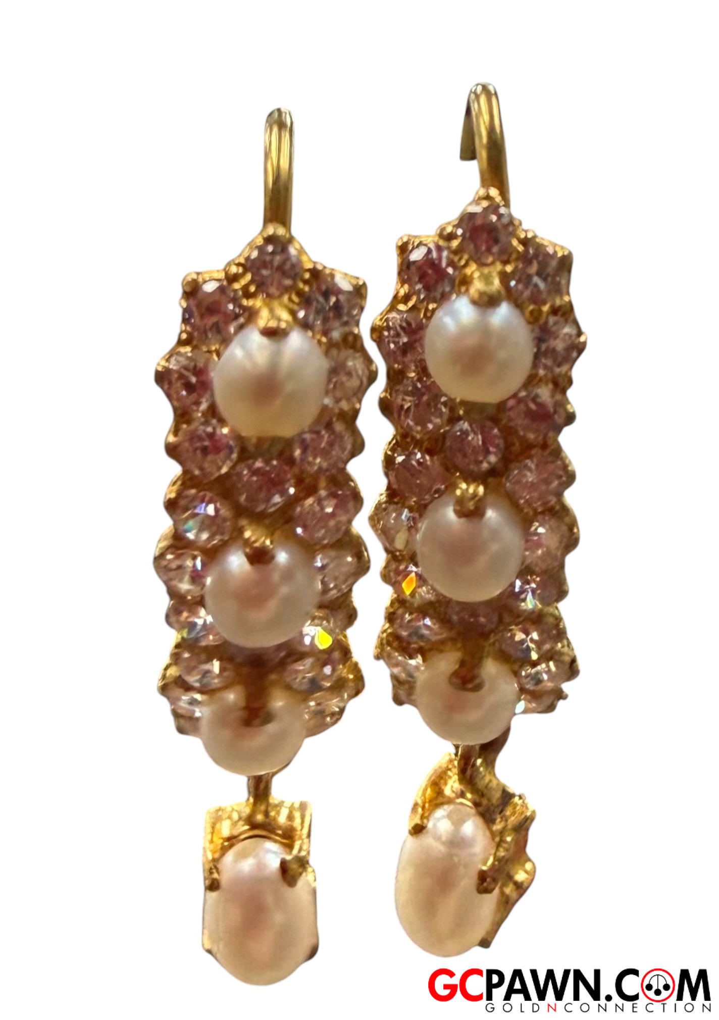 View product details for Women's Earrings 22kt Yellow Gold 