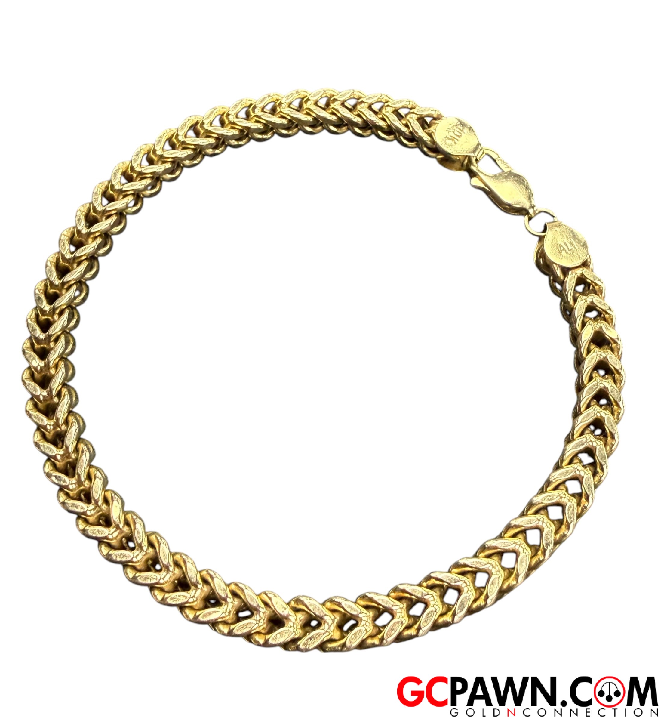 Unisex Bracelet 10kt Yellow Gold 