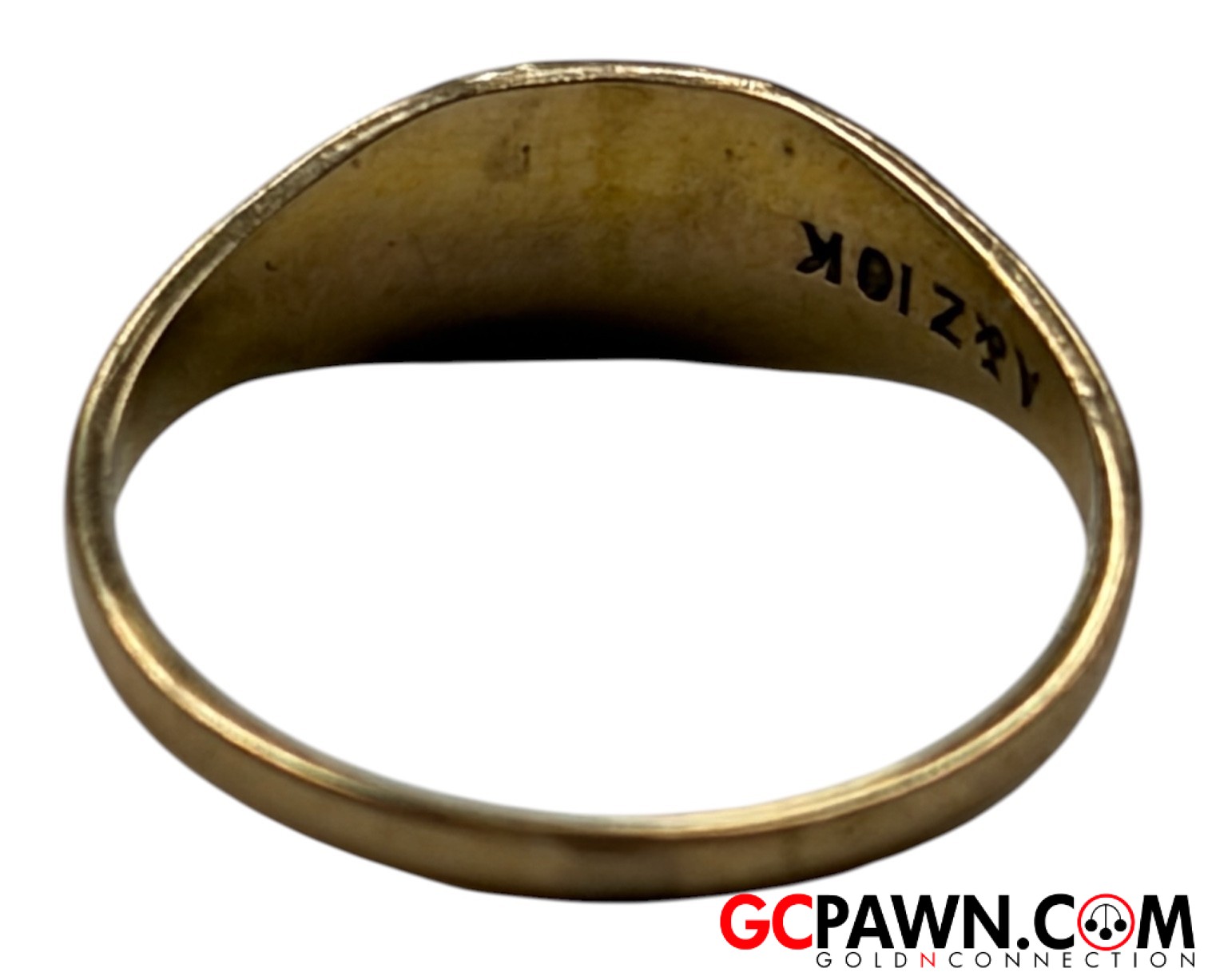 Women's Wedding band 10kt Yellow Gold 