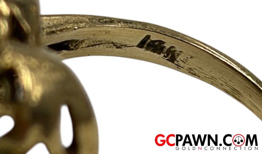 Women's Fashion Ring 14kt Yellow Gold 