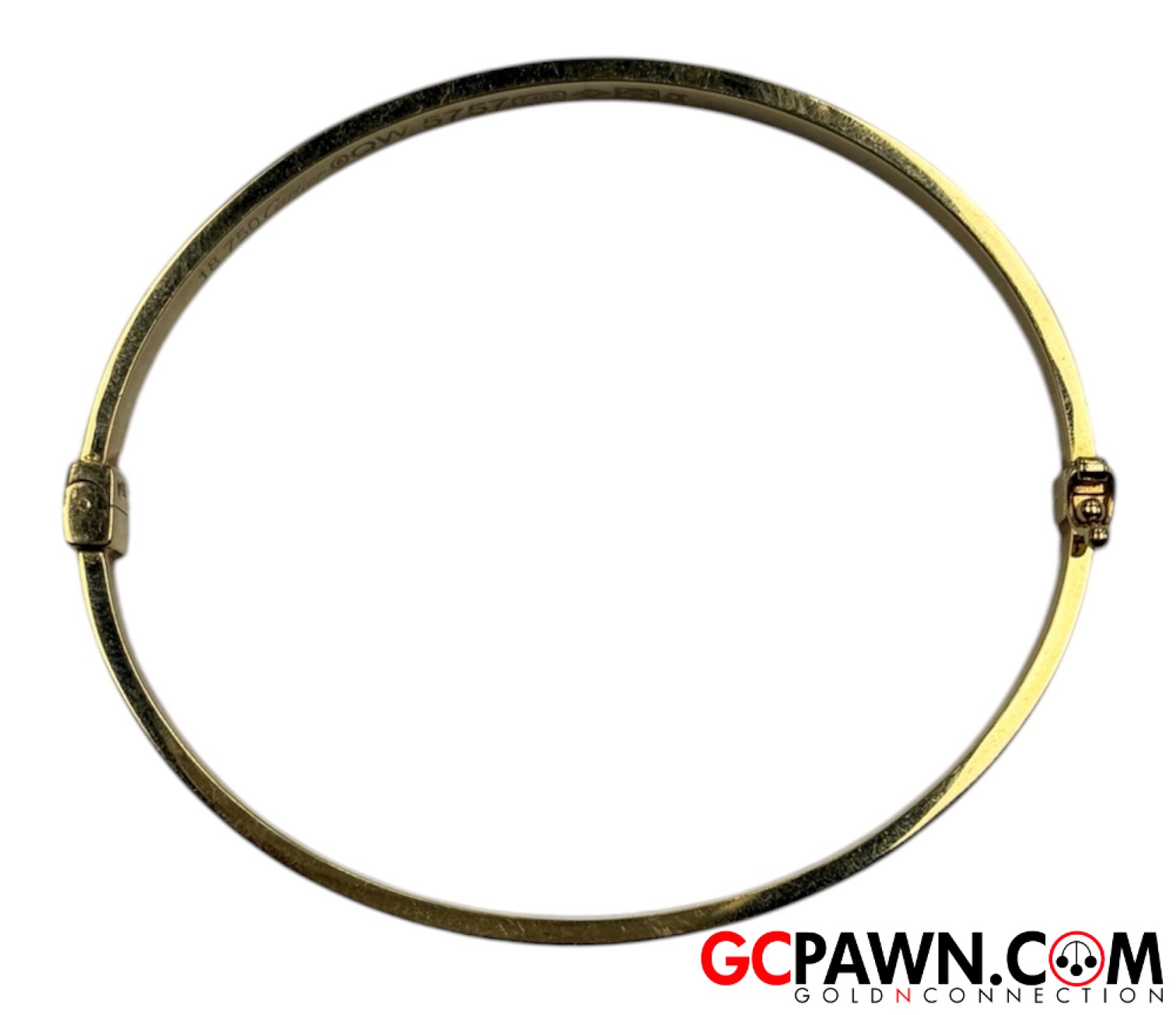 Unisex Bangle 18kt Yellow Gold 