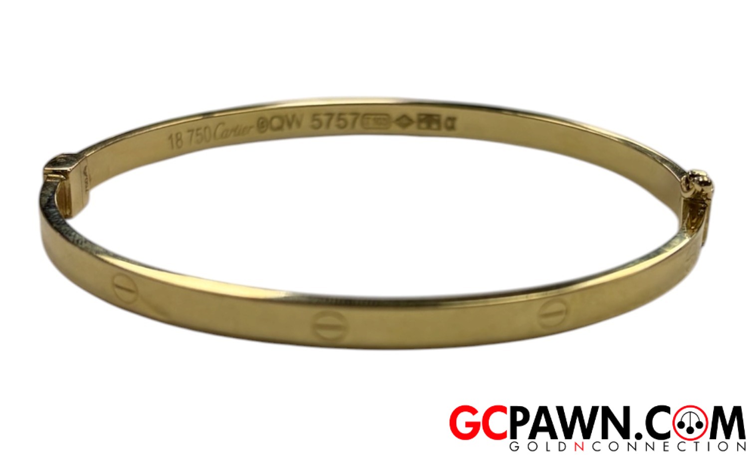 Unisex Bangle 18kt Yellow Gold 