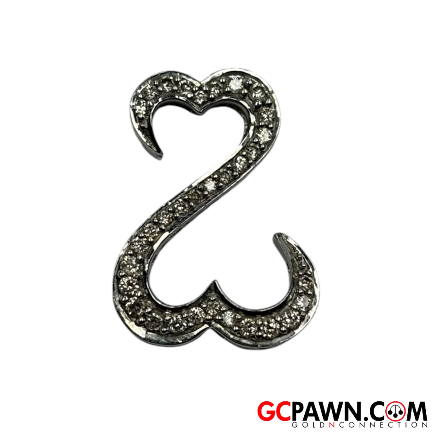 View product details for Women's Charm 14kt White Gold 