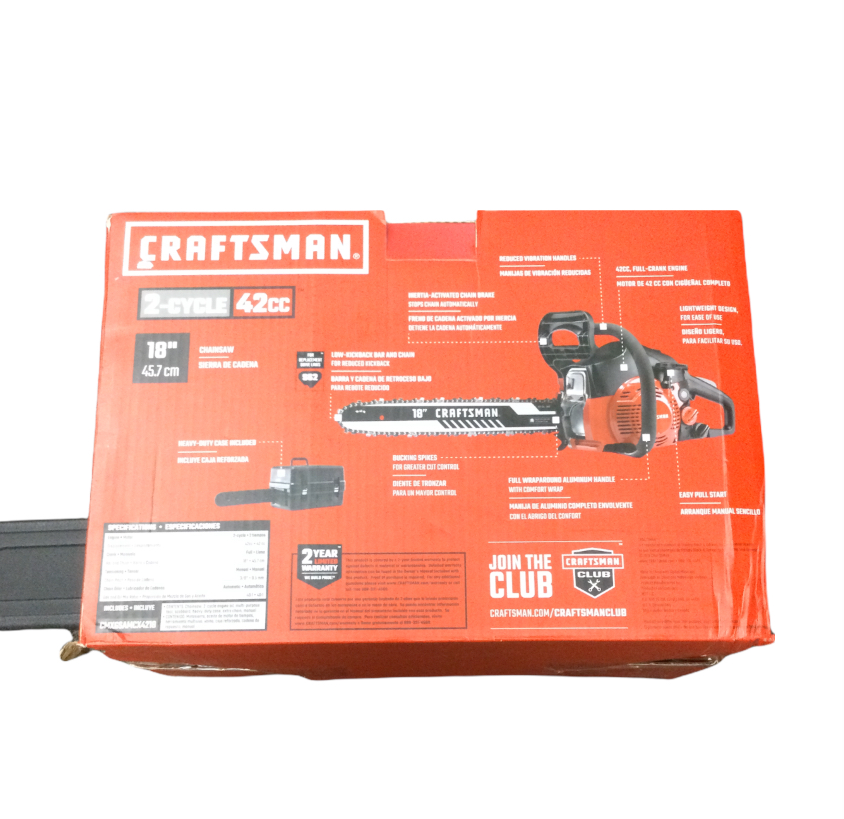 Craftsman Chainsaw cmxgsamcx4218