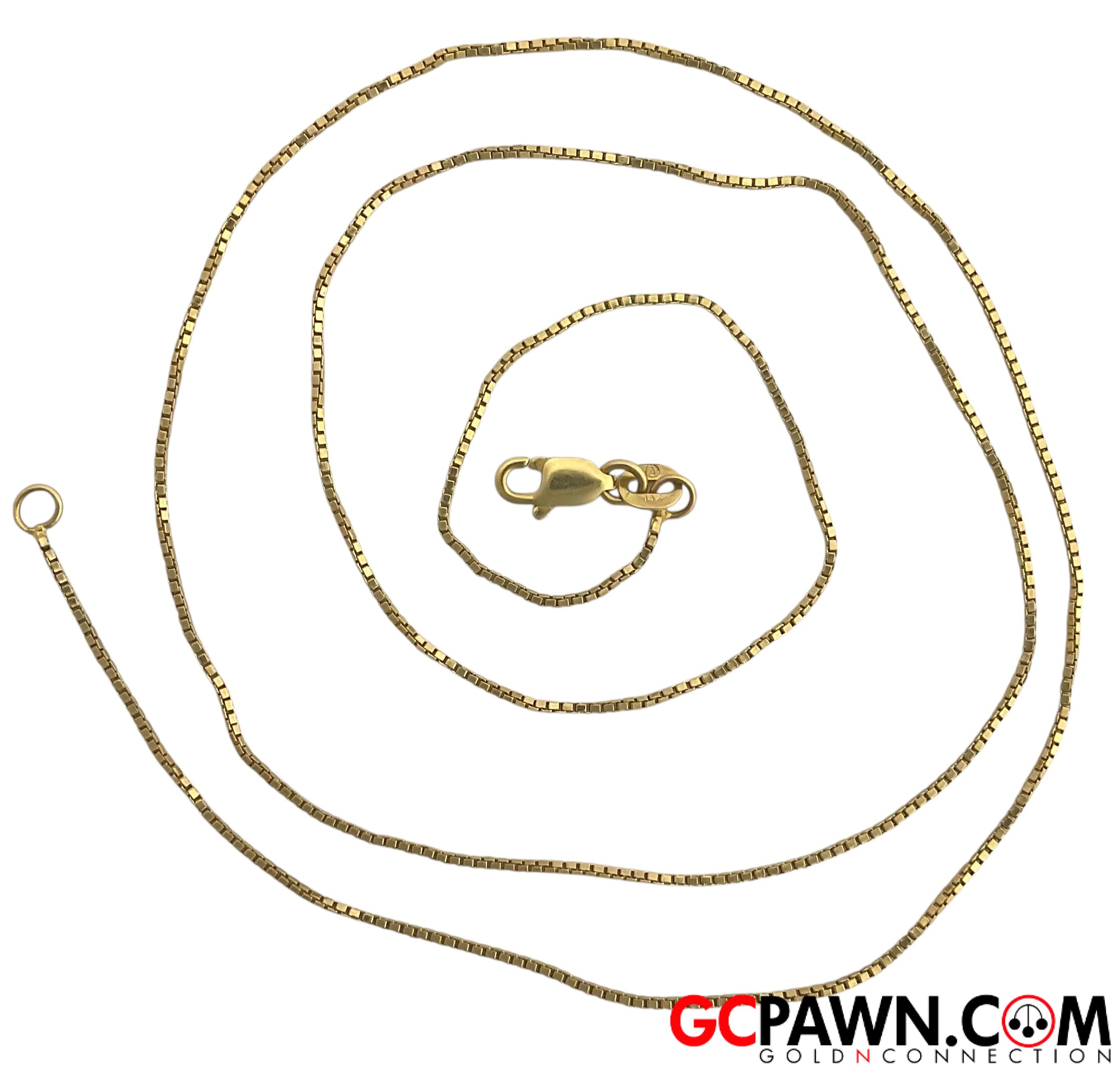 View product details for Unisex Chain 14kt Yellow Gold 