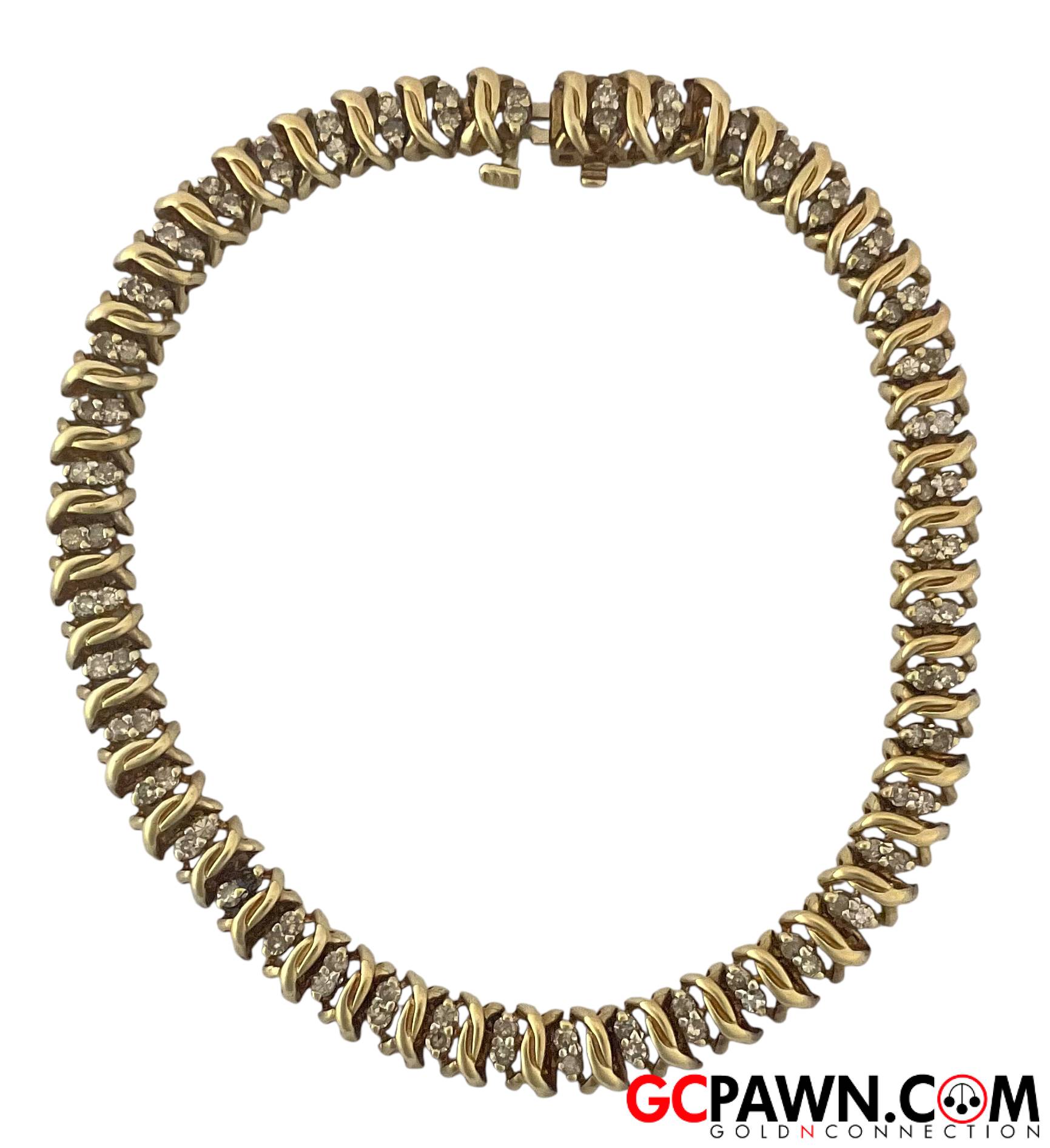View product details for Unisex Bracelet 10kt Yellow Gold 