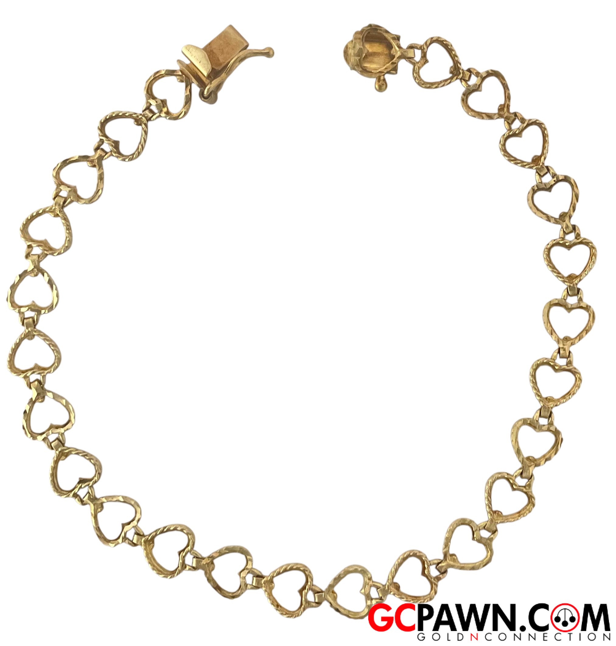 View product details for Unisex Bracelet 10kt Yellow Gold 