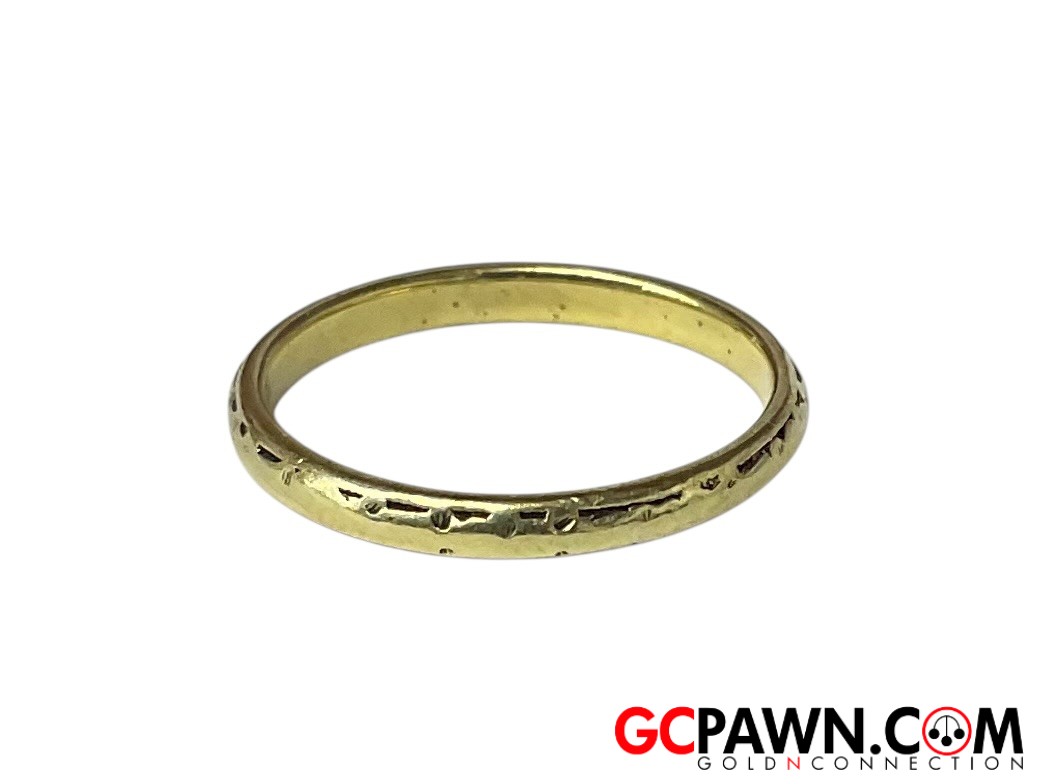 View product details for Unisex Wedding band 18kt Yellow and White Gold 