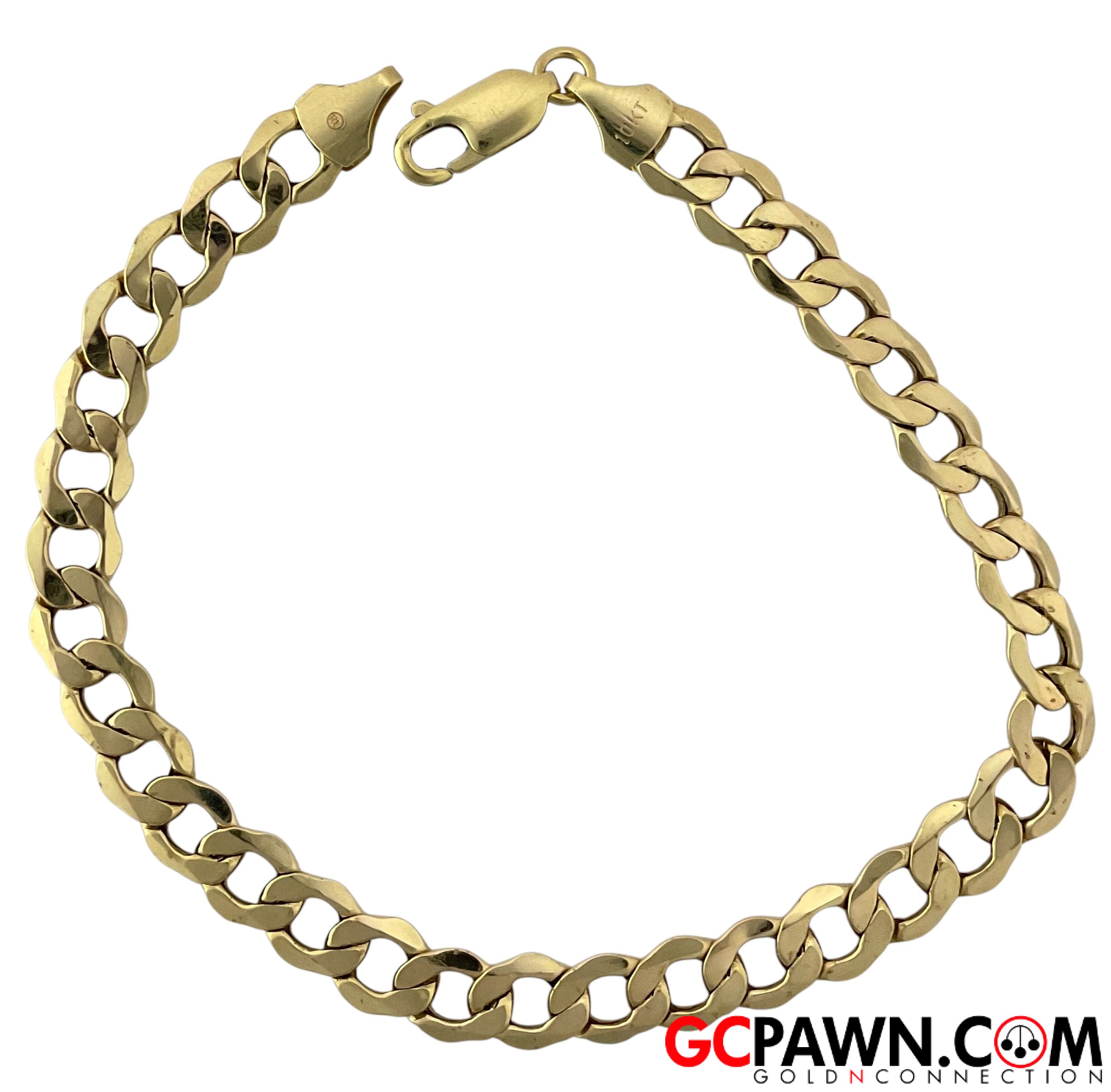 View product details for Unisex Bracelet 10kt Yellow Gold 