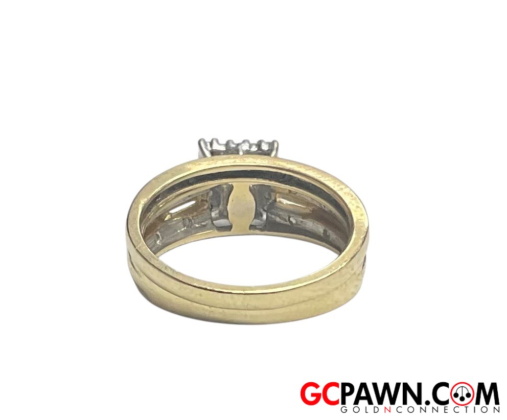 Unisex Wedding set 10kt Yellow Gold 