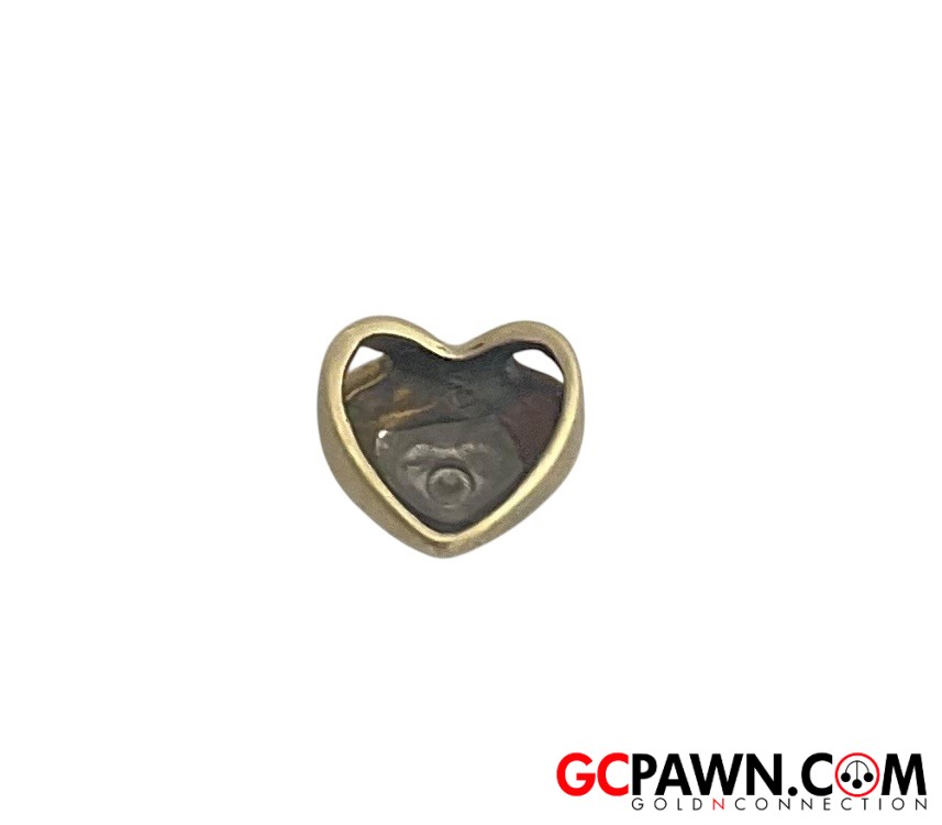 Unisex Charm 14kt Yellow Gold 