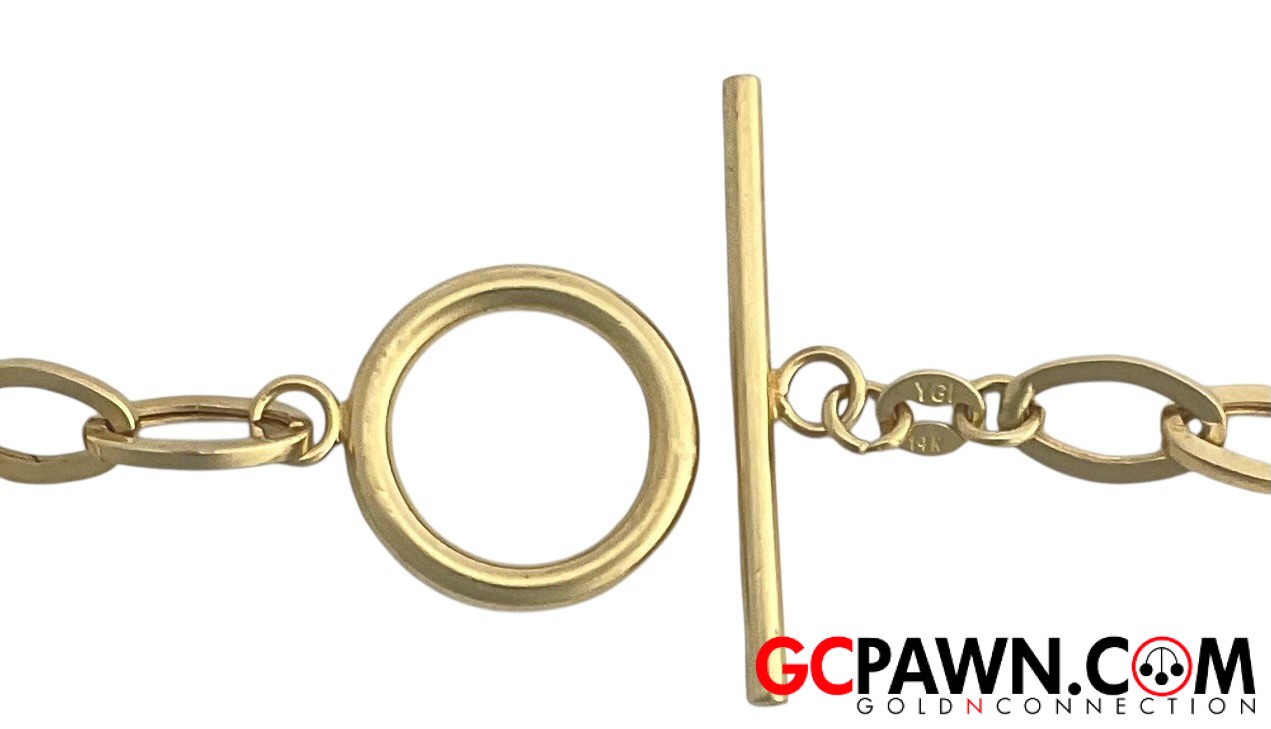 Unisex Bracelet 14kt Yellow Gold 