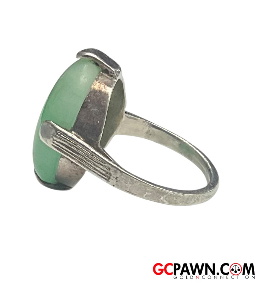 Unisex Solitaire ring .925 Silver 